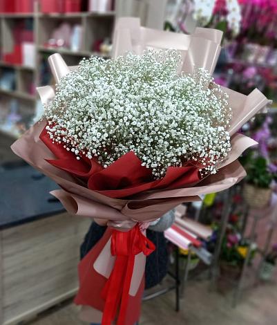 Букет цветов из: Гипсофила в Благодарном