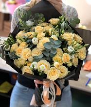 Букет цветов из:  Розы и Лизиантусы #REPLACE_PRED# Благодарном