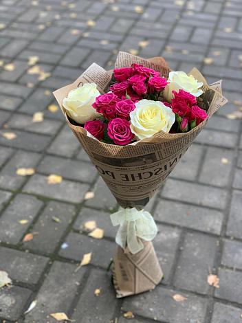 Букет цветов из: Розы в Благодарном